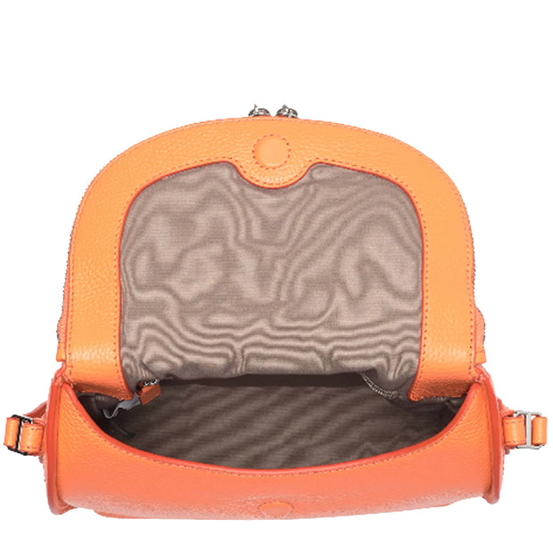 Michael Kors Medium Ginny Leather Camera Bag Crossbody - Garnet
