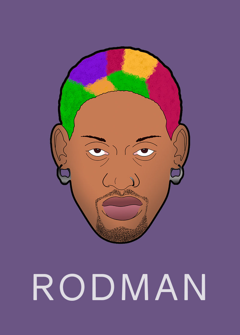 Dennis Rodman - Faces of Rodman Poster 09 – Hype Current