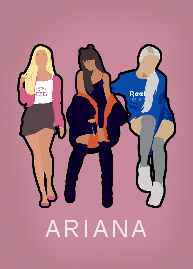 Ariana Grande Album Cover Digital Poster Pack – Hype Current