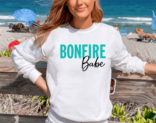 Bonfire Crewneck Sweatshirt - Logo on Front & Back