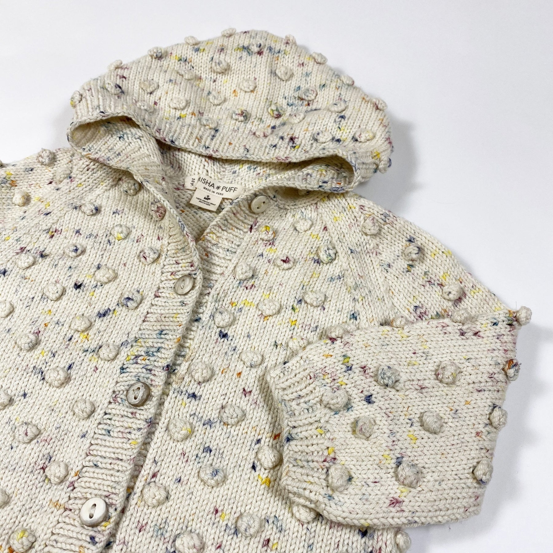 初回限定】 Misha&Puff zip cardigan ジップカーディガン 2-3Y