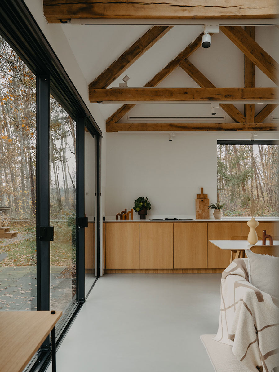 woonkamer en keuken van villa tonden