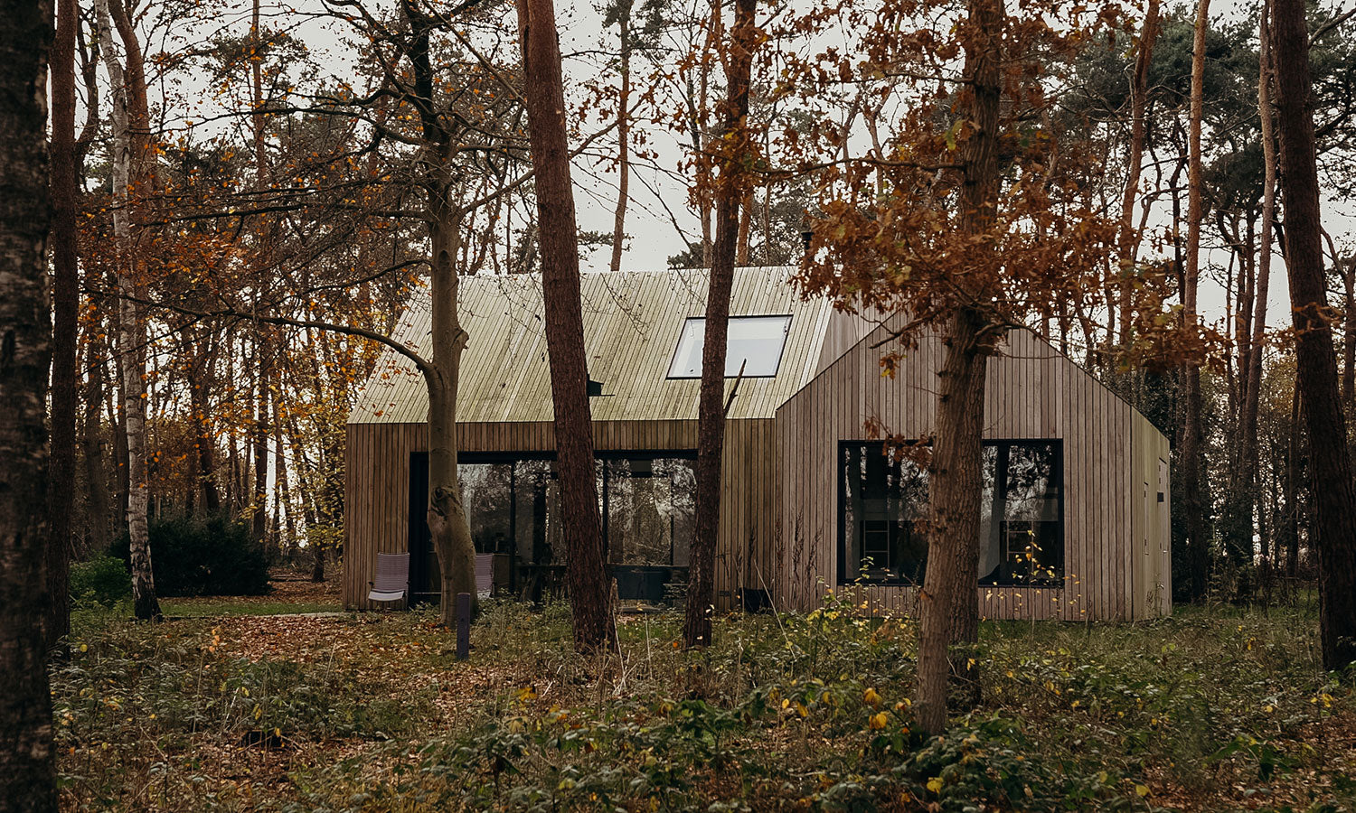 natuurhuisje midden in het bos