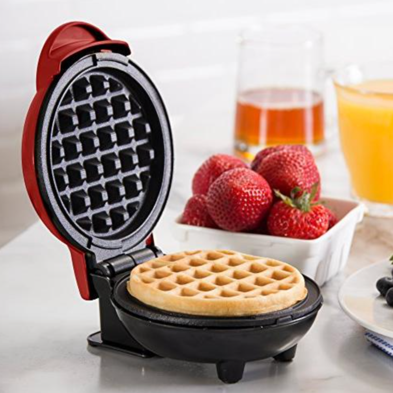 Compact Belgian Waffle Maker for Quick Easy Waffle Iron Recipes Sharp