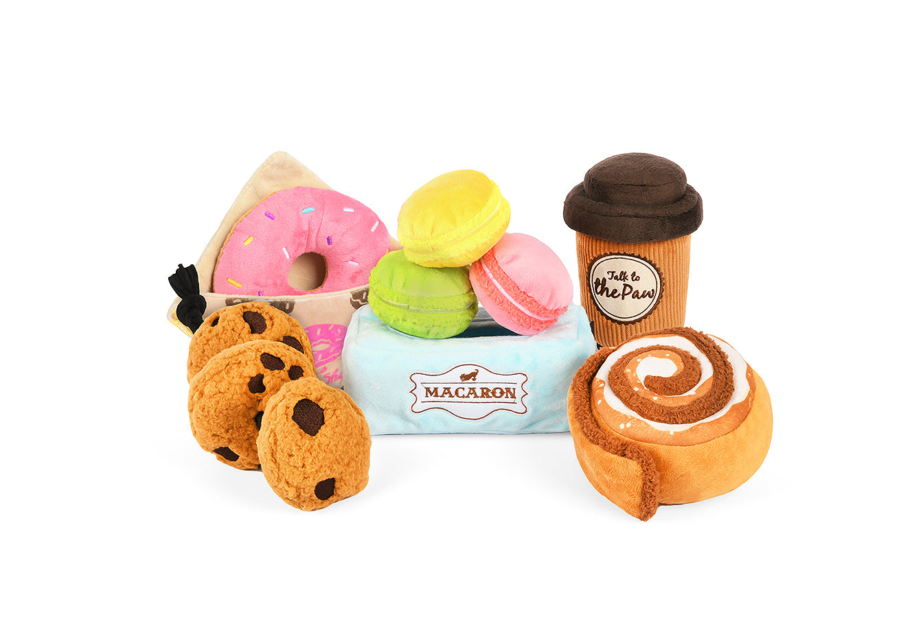 P.L.A.Y. Barking Brunch Pup's Pastry Dog Toy