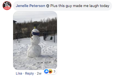 Outdoor Adventure Nature Snowman with Mask