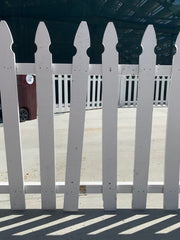 vinyl vs wood fence, vinyl fence, wood fence, event fencing, pvc fence