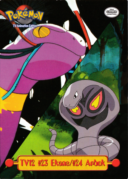 Ekans / Arbok (TV12) [Topps Series 1 - TV Animation Edition] - Pokemon Plug product image