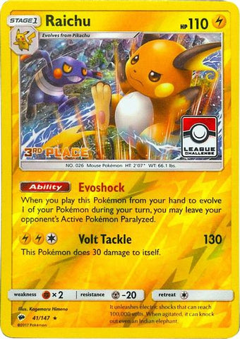 Raichu & Pikachu - 43/146 - XY Base Set - Pokemon Evolution Card Set