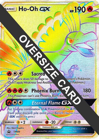 Ho-Oh GX PSA 9 SM80 Promo Rainbow Rare Full Art Mint Po