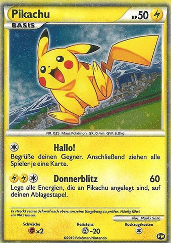 Pokemon Platinum Rising Rivals Single Card Holofoil Secret Rare Pikachu  112/111