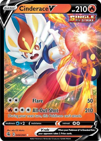 2021 Pokemon Card **Genesect V** Fusion Strike 185/264 - Holo Rare V Full  Art