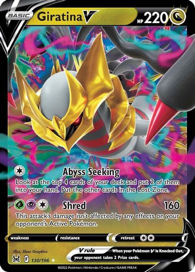 Giratina-V-ASTRO / Giratina-VSTAR (212/196), Busca de Cards