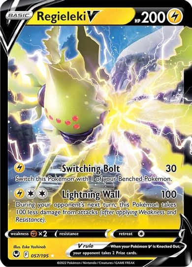 Reshiram V 2022 Pokemon Silver Tempest Card # 024/195 – VTC