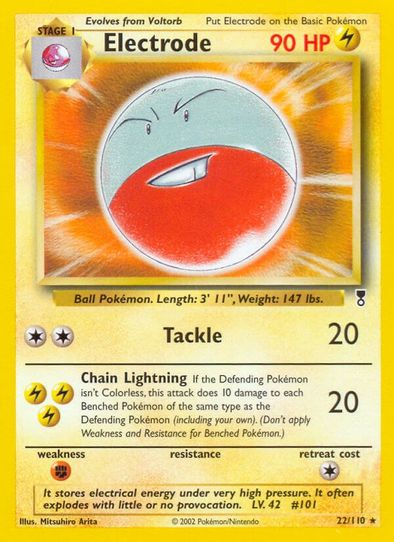 Electrode (22/110) [Legendary Collection] – Pokemon Plug