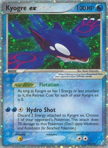 036 Carta Pokemon Kyogre EX Ingles