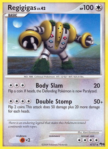 Pokemon Regigigas Holofoil Diamond & Pearl Stormfront Card