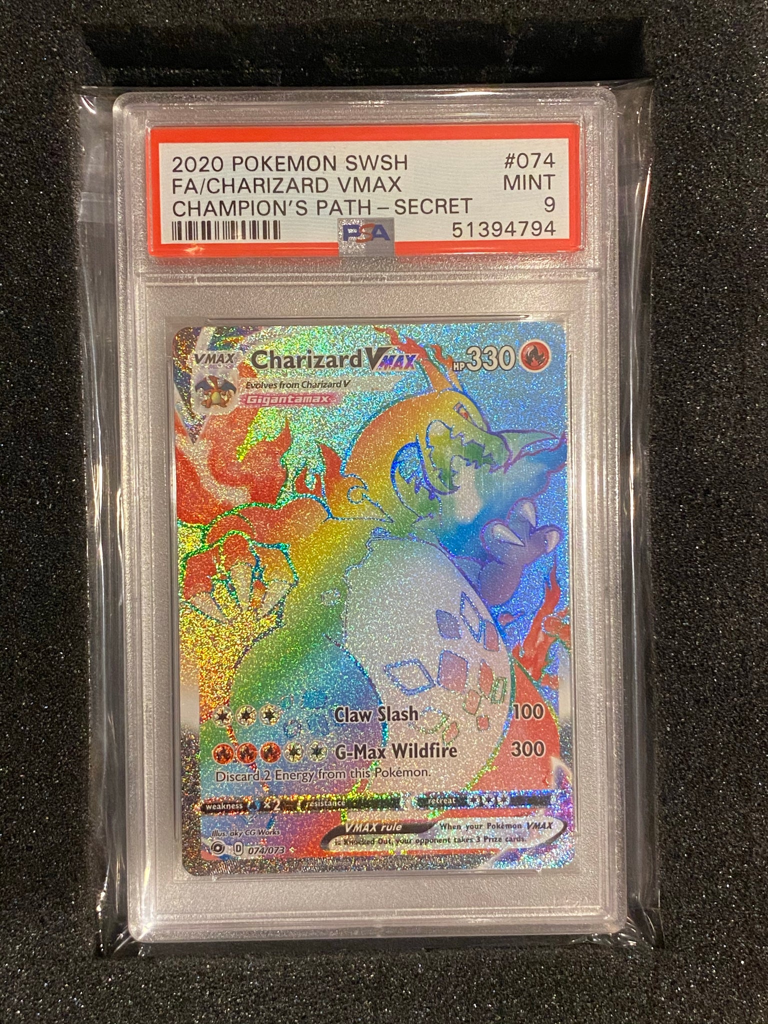 rainbow rare charizard ptcgo