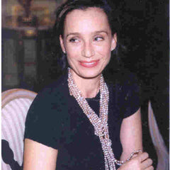 Kristin Scott Thomas in Coleman Douglas Pearls