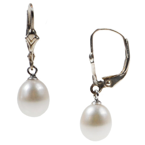 Pearl Drop Earrings on French Fittings | Coleman Douglas Pearls