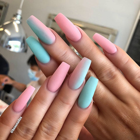 pastel pink nail color