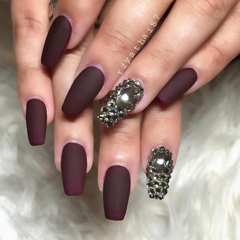 dark nail polish color