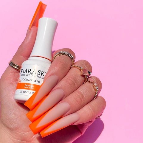 orange nail polish color