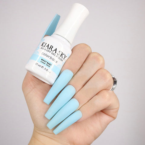 light blue nail polish color