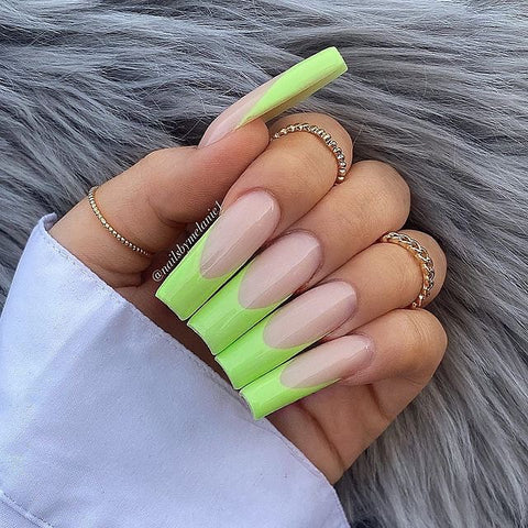light green nail polish color