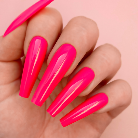 fun & flirty pink cute nail color