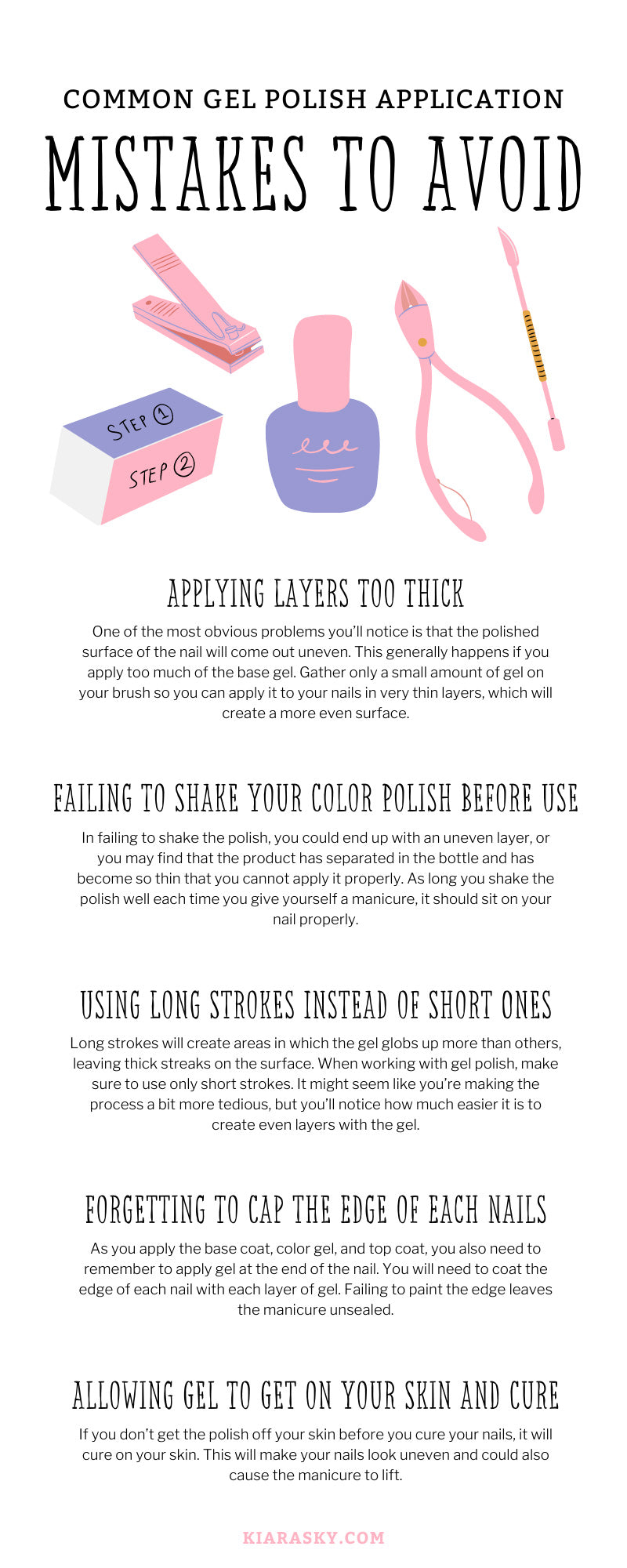 Common Gel Polish Application Mistakes To Avoid