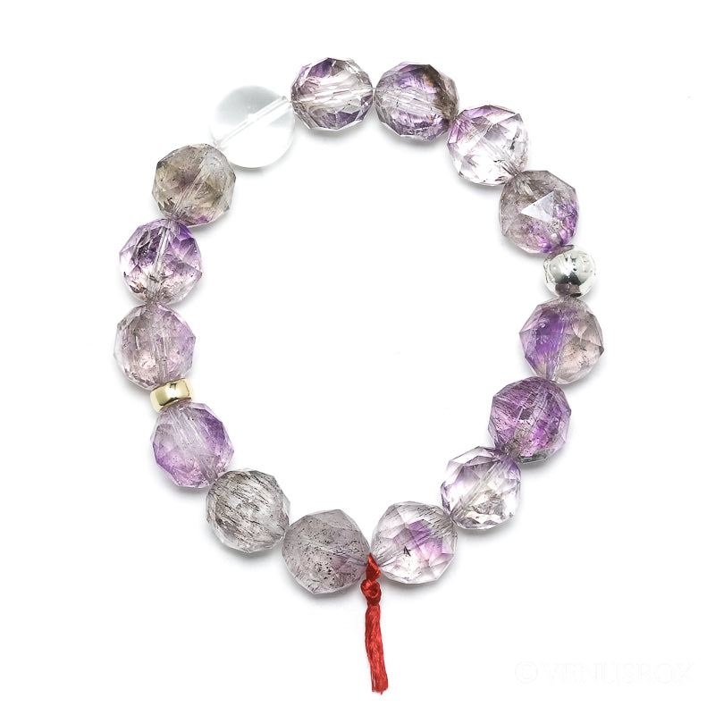 Natural Amethyst Beads Bracelet With Buddha Charm, For Healing, Size: 8mm  at Rs 250/piece in Khambhat