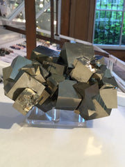 Natural Pyrite at London's Venusrox Crystals