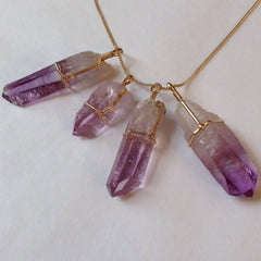 Vera Cruz Mexican Amethyst Pendants at Venusrox London