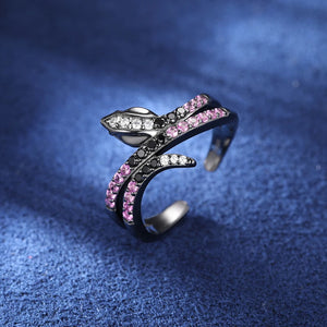 S925 Moissanite Cobra Ring - Different Drips 