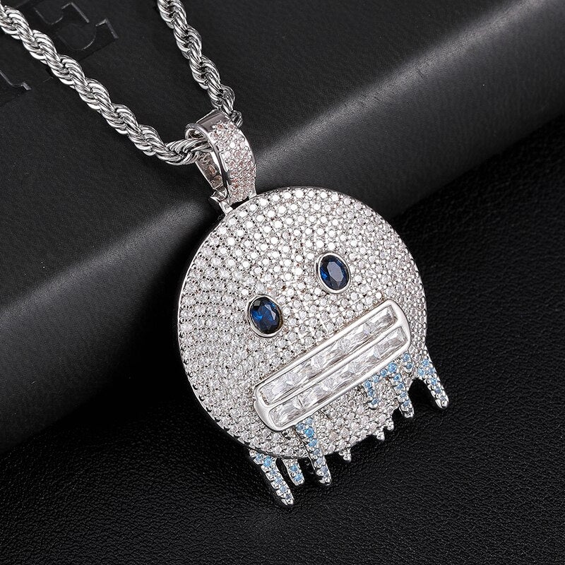 frozen emoji pendant