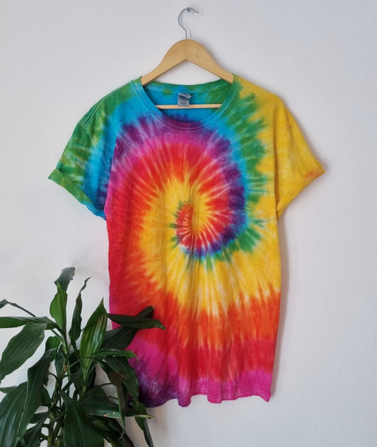 Spiral x Black Tie Dye Short Sleeve T-Shirt (9 Color Options) – The Tie Dye  Company