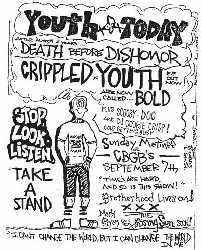 Youth of Today Flier