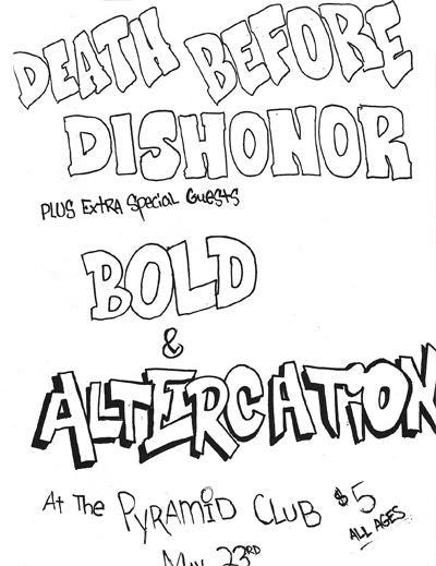 Death Before Dishonor Flier