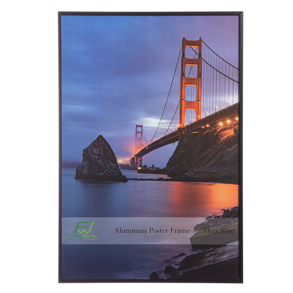 20 x 30 black poster frame