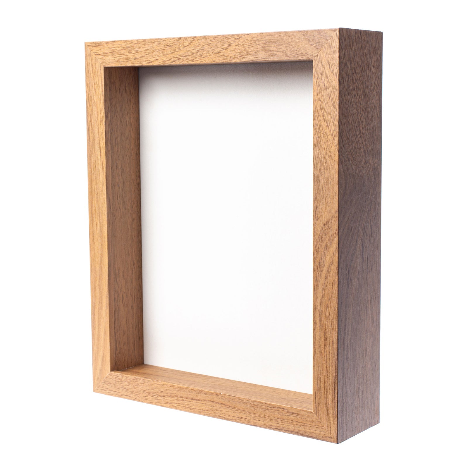 8.5” x 11” Light Oak MDF Wood Shadow Box Frame – The Display Guys