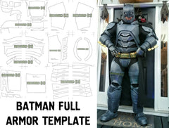 ARMORED BATMAN (Eva Foam Template) | Batman Full Armor Pepakura – NAVARO