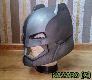 Armored Batman Helmet Foam Template + Neck Pattern | Batman Pepakura –  NAVARO