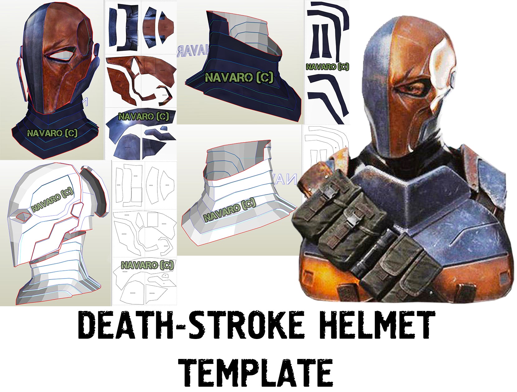 deathstroke pepakura