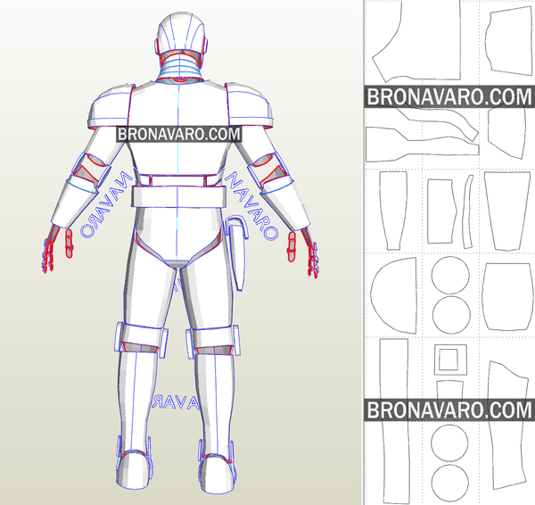 DOCTOR DOOM Cosplay Armor Template - Dr Doom Full Armor Pepakura – NAVARO