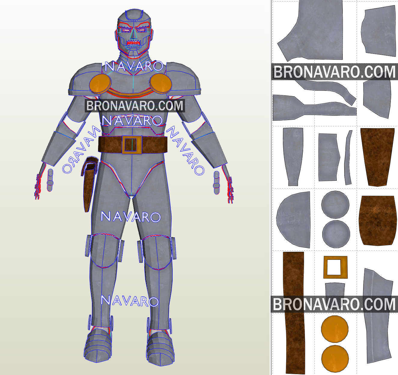 Doctor Doom Cosplay Armor Template Dr Doom Full Armor Pepakura Navaro