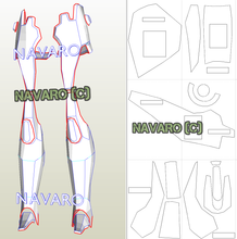 how to asseble the foam genji pepakura