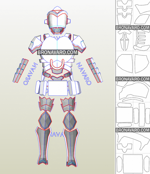 Goblin Slayer Eva Foam Template - Goblin Slayer Full Armor Pepakura ...