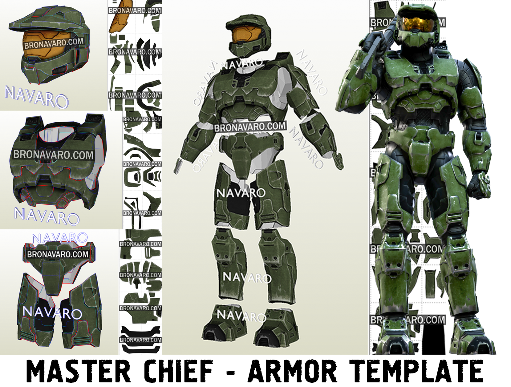 halo 4 master chief armor drawing