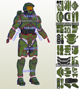 HALO INFINITE Armor (Foam Template) - Master Chief Armor Pepakura – NAVARO